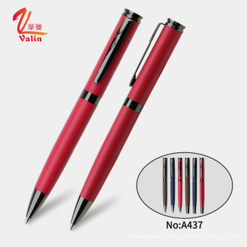 Promotion Logo Advertising stylo personnalisé Metal Ballpoint Point pour cadeaux